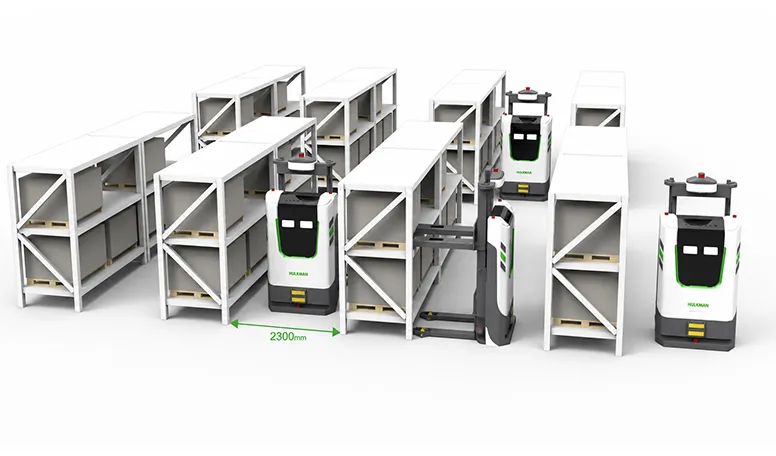 1.4Ton AGV Narrow Aisle Electric Stacker
