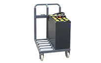Optional of battery changing trolley.