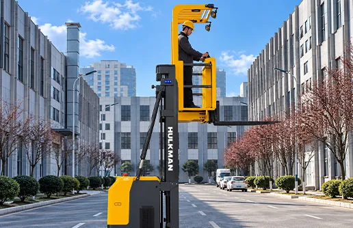 High-Reach Electric Order Picker for Smart Warehouse Efficiency