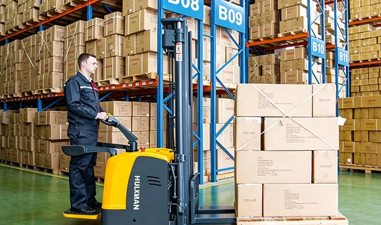 1.5Ton Stand On Type Electric Stacker