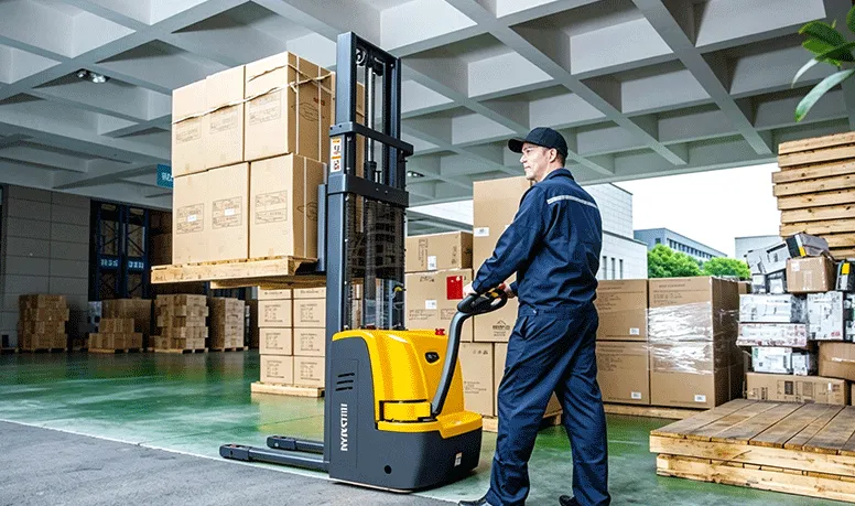 1.5Ton Walking Type Electric Stacker