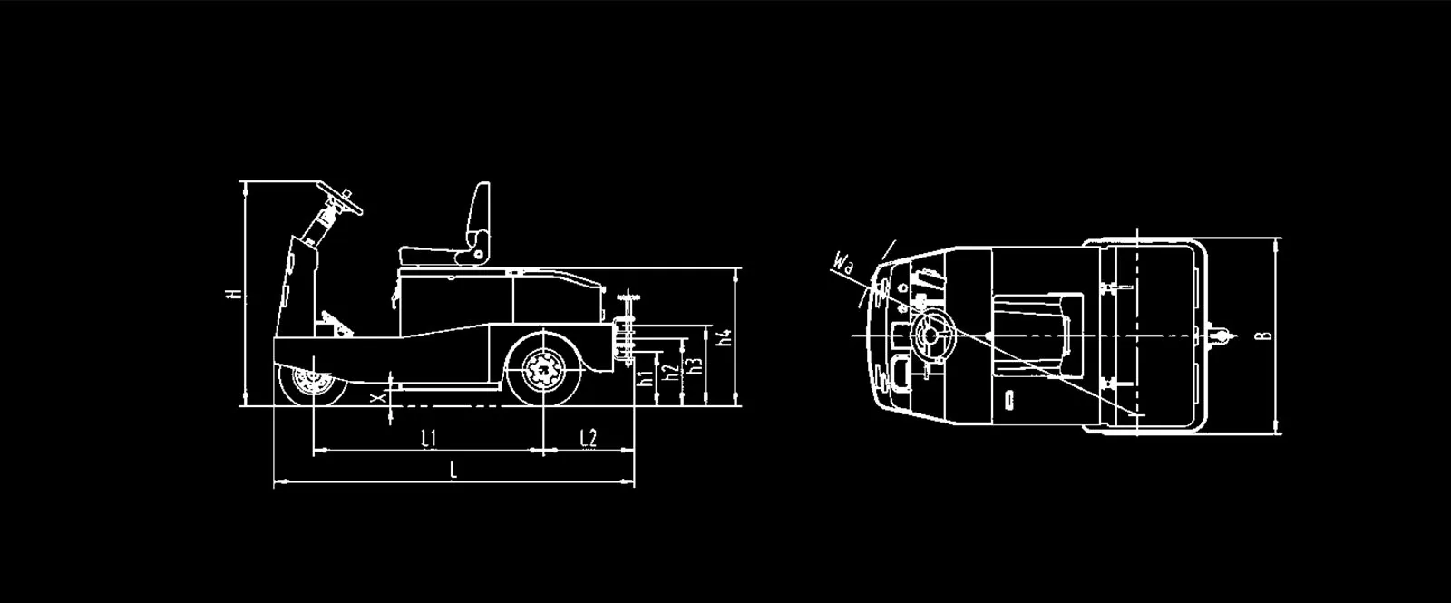 10.0Ton Electric Tow Tractor