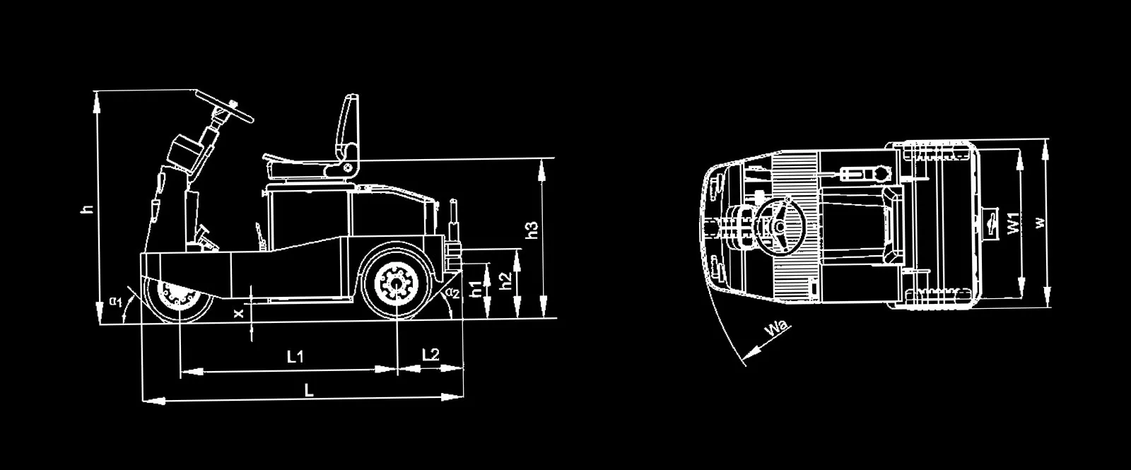 10.0Ton Electric Tow Tractor