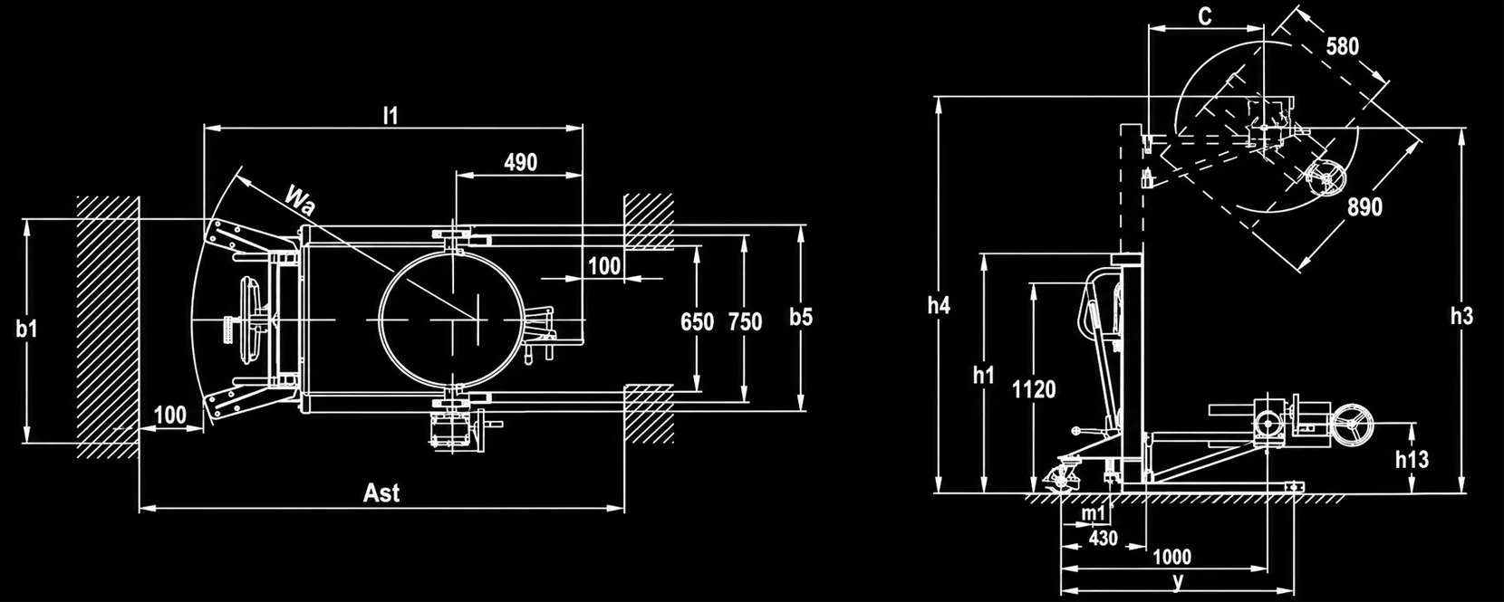 Drum Manual Stacker