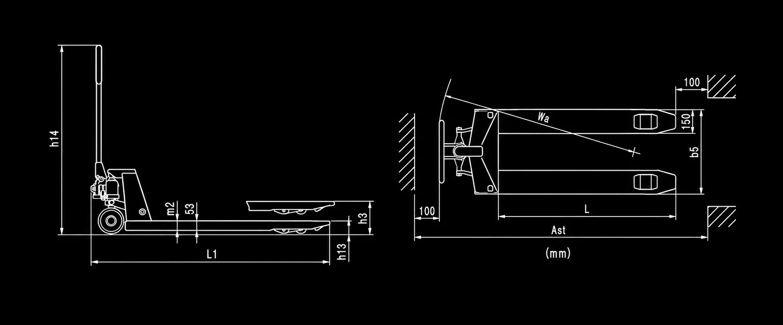 2.0 Ton Hand Pallet Truck