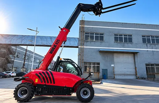 Red HULK625 Telescopic Forklift – Built for Lithuania’s Tough Conditions