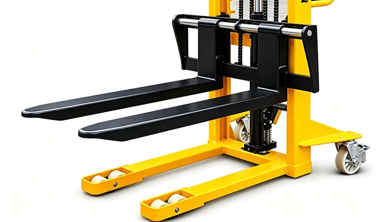 Manual Stacker with Adjustable Forks