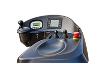 Precise and effortless finger tip control of mast movements and traveling.