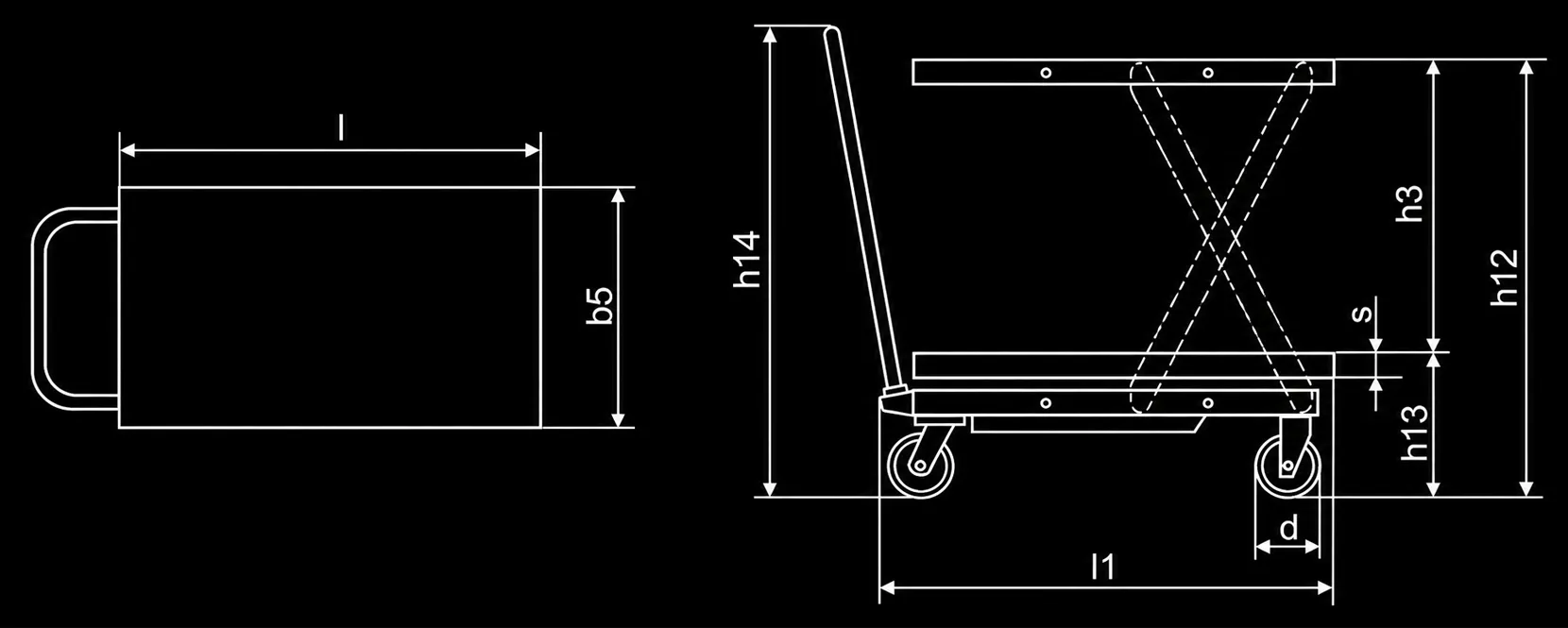 U.S. Type Scissor Lift Table